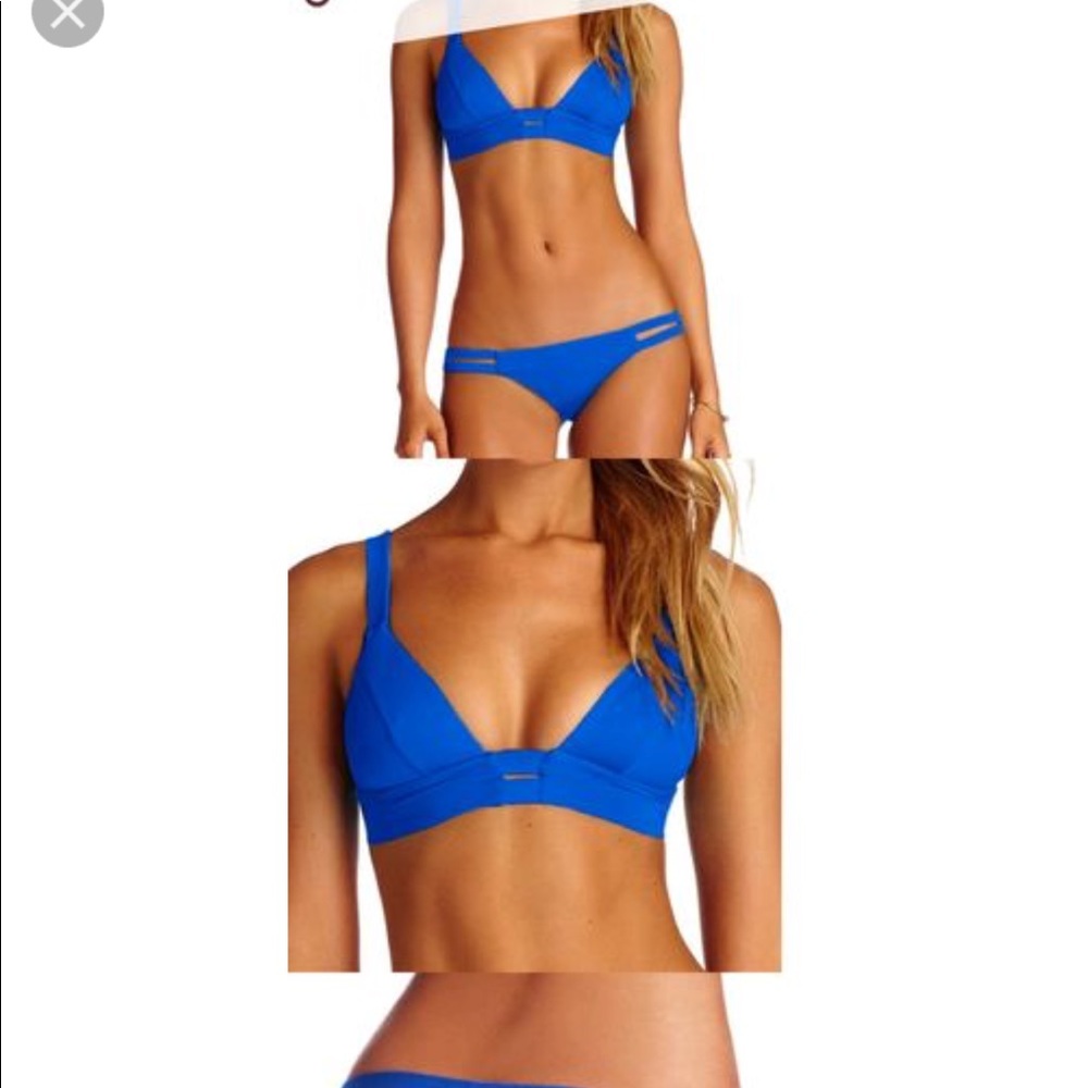 Royal blue Vitamin A bikini top
